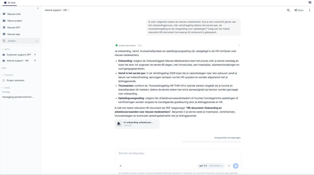 Hr Support Assistent