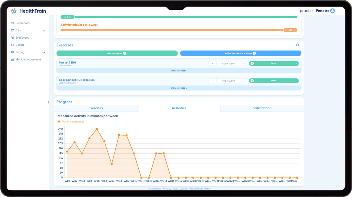 Zorg applicatie programma clienten