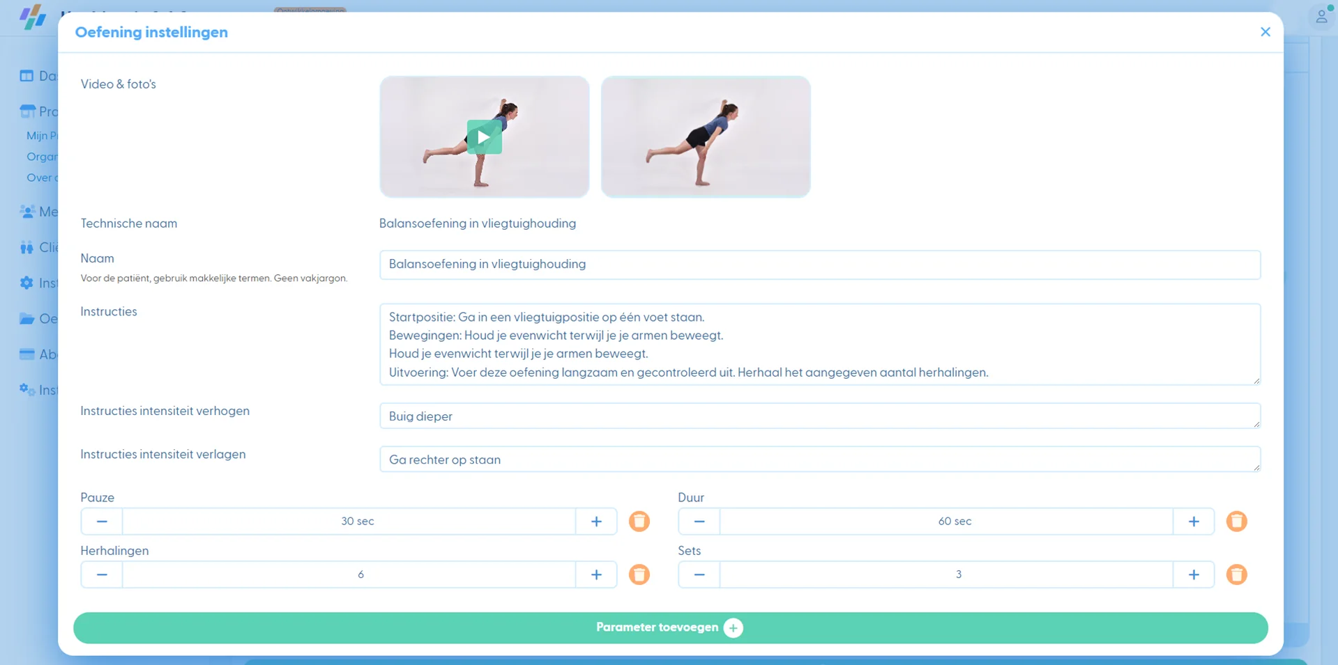 Oefening Instellen Zorg Applicatie