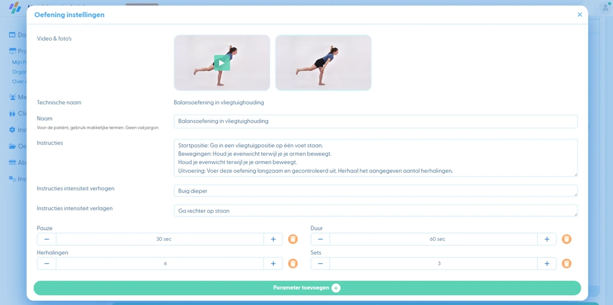 Oefening Instellen Zorg Applicatie