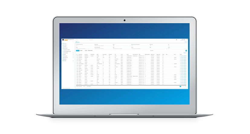 Fleet management applicatie