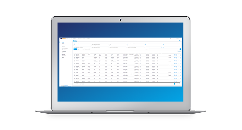 Fleet management applicatie