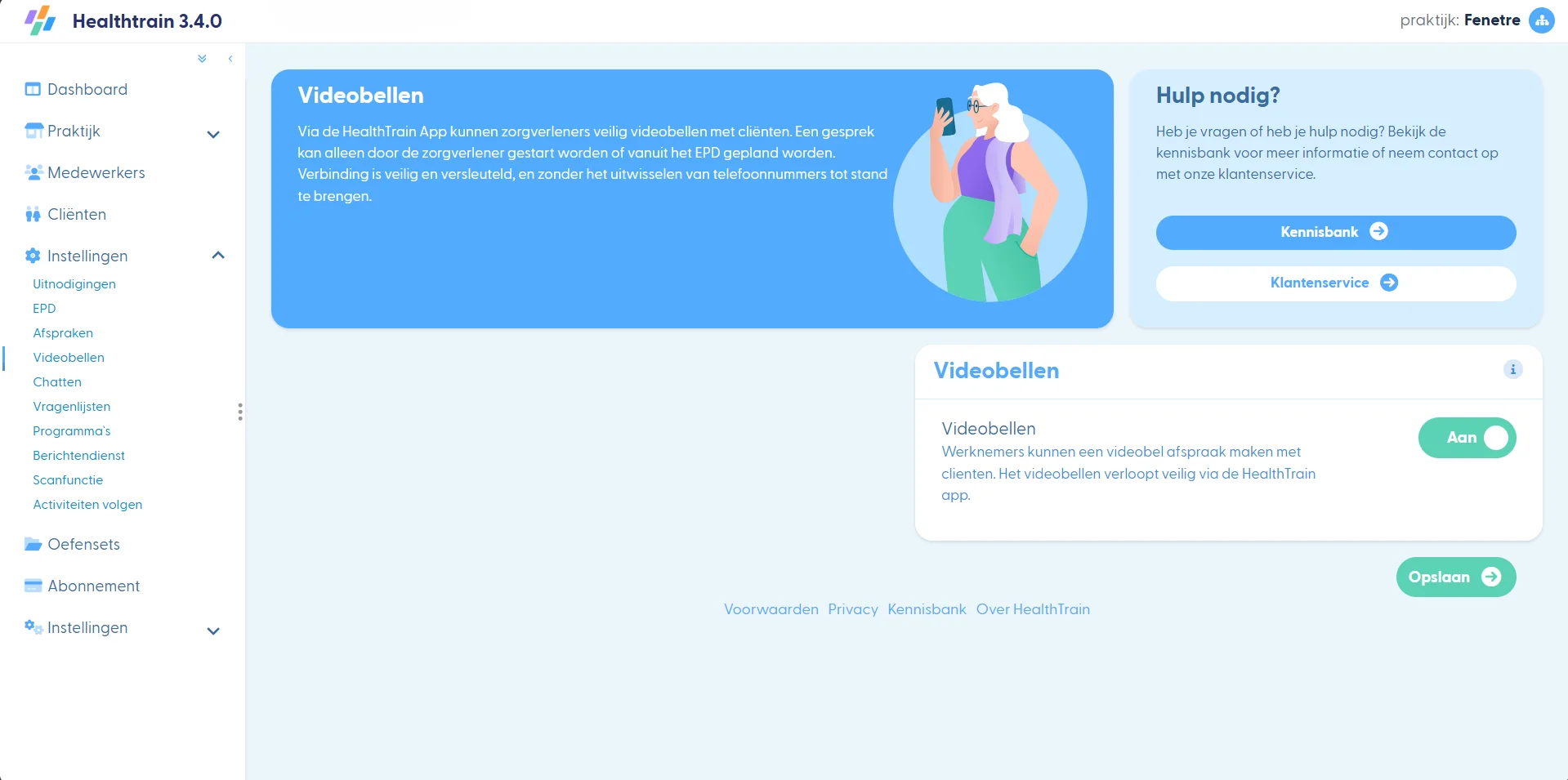 Videobellen In Zorgapplicatie