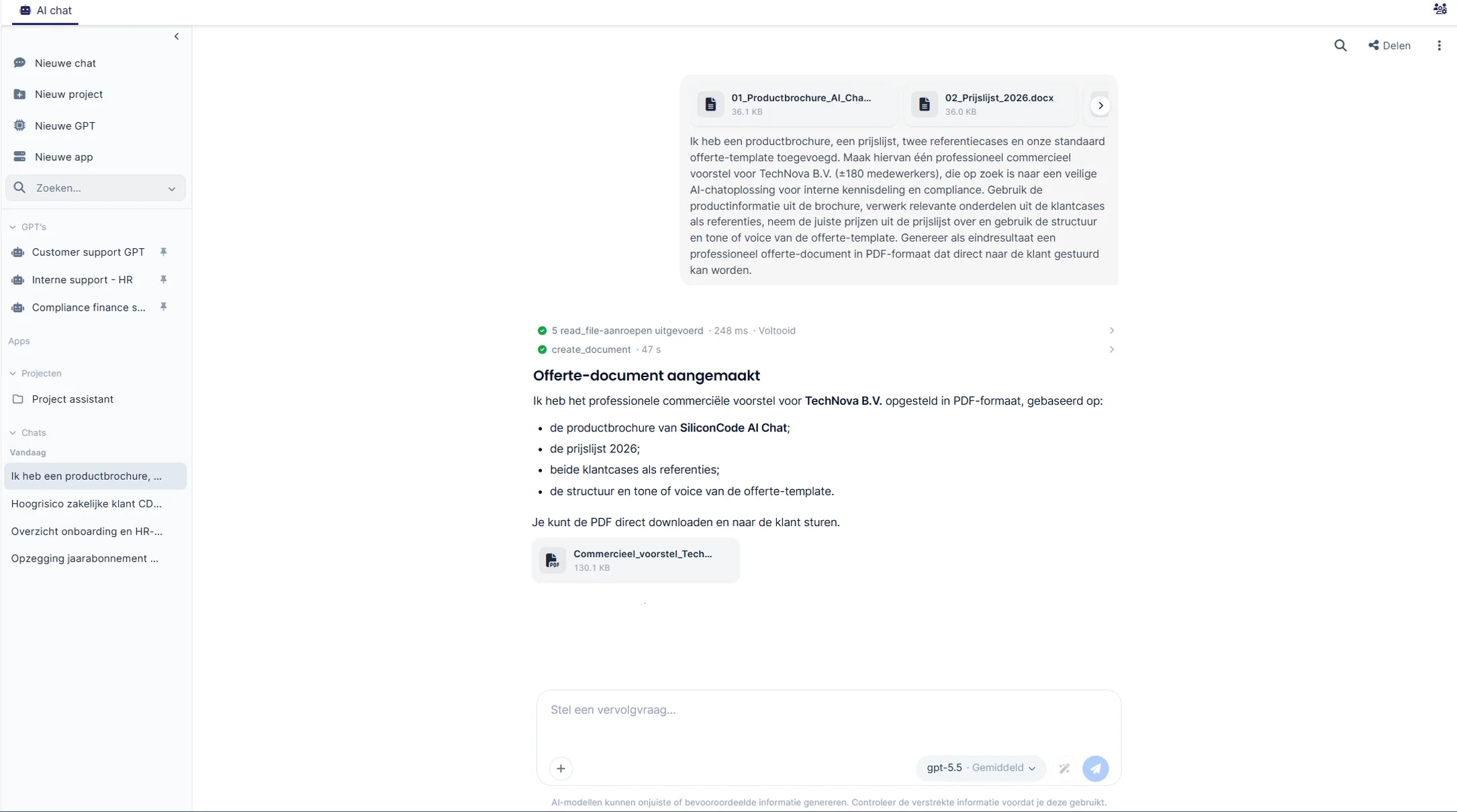 Sale Sofferte Maker Met AI Chat