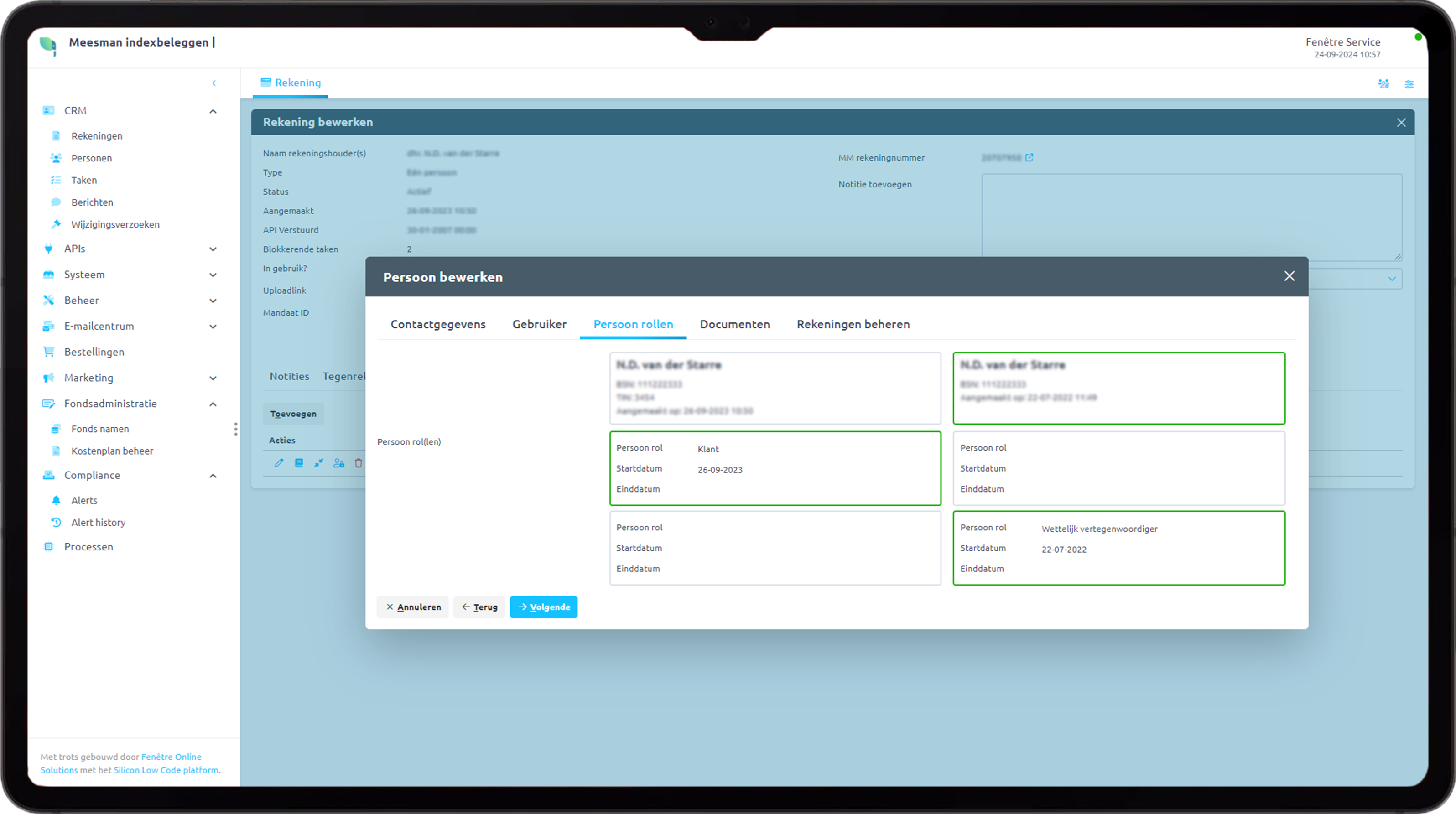 Database gegevens ontdubbelen applicatie